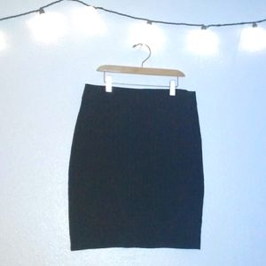 Wet Seal Vertical Stripe Bodycon Skirt